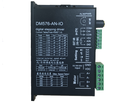 DM576-AN-IO接駁臺步進驅動器，控制模擬量輸···