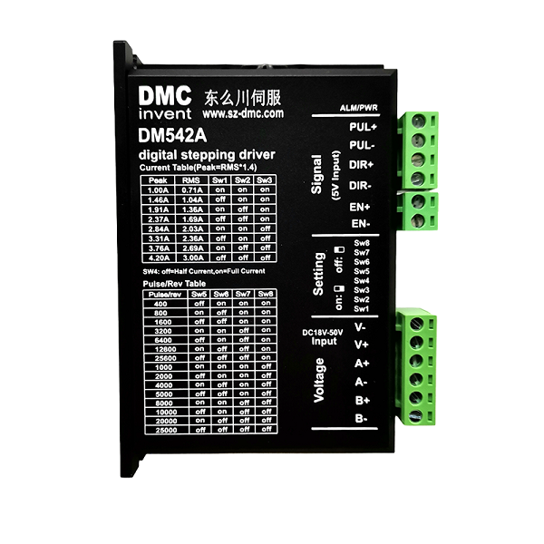 低壓兩相步進驅動器DM542A